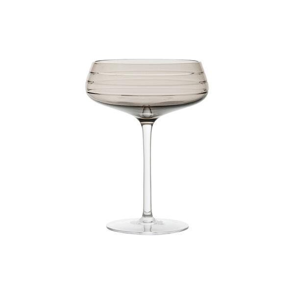 Champagne Coupe Triple Cut, smoke Champagne Coupe Triple Cut, smoke, Louise Roe