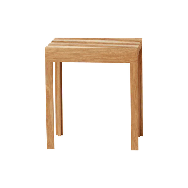 Lightweight Stool, oiled oak Lightweight Stool, oiled oak, Form & Refine