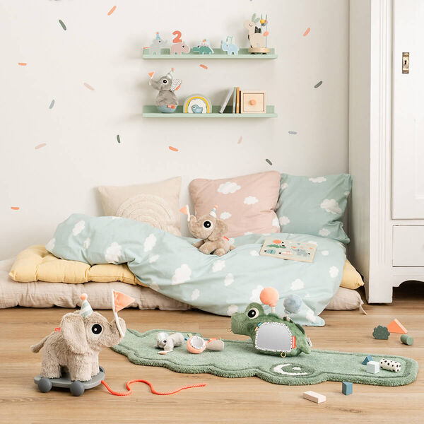 Elphee Pull Along 2-in-1 Toy, sand, Done by Deer