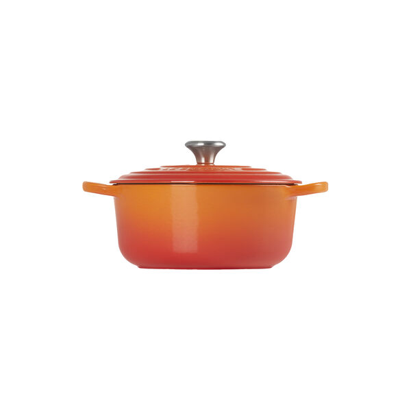 Signature gjutj&auml;rn rund gryta &Oslash; 20 cm, volcanic, Le Creuset