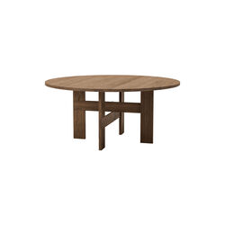 Mio Table &Oslash;160, stained oak, Thorup Copenhagen