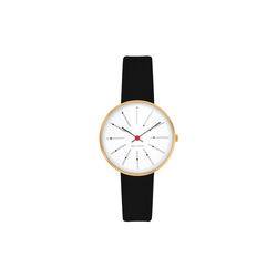 Bankers armbandsur, white/gold/black Bankers armbandsur, white/gold/black, Arne Jacobsen Watches