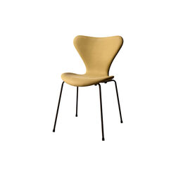 Series 7™ 3107 Fully Upholstered Chair, mustard yellow/brown bronze, Fritz Hansen