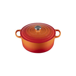 Signature gjutj&auml;rn rund gryta &Oslash; 28 cm, volcanic, Le Creuset