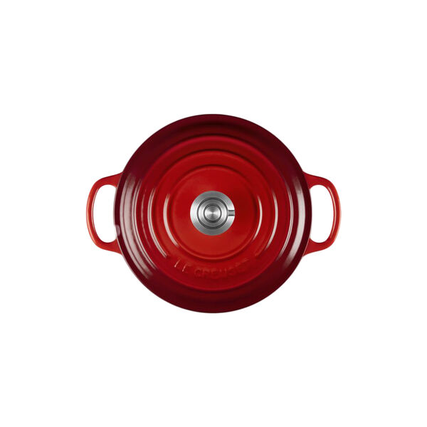 Signature gjutj&auml;rn rund gryta | 20 cm | Cerise, Le Creuset