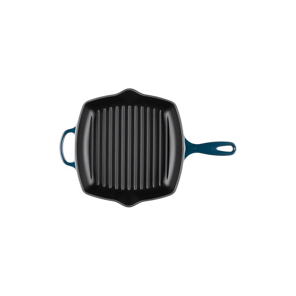 Signature kvadratisk grillpanna 26 cm, nuit, Le Creuset