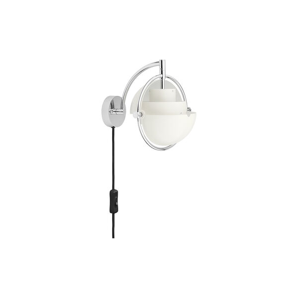 Multi-Lite Wall Lamp, white semi matt/chrome, GUBI