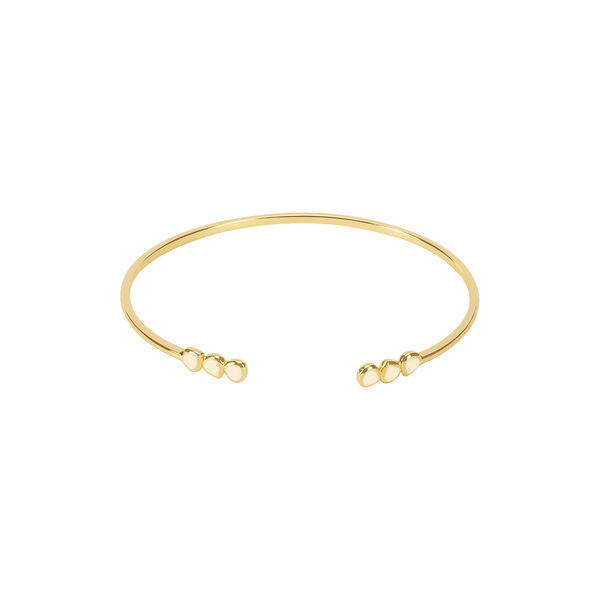 LUMI Bracelet, white sand, bangle up