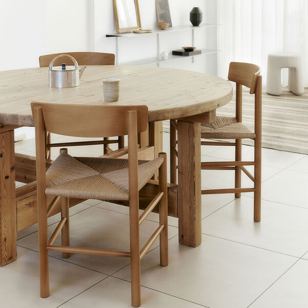 J39 Mogensen Chair, vintage lacquered/natural, Fredericia Furniture