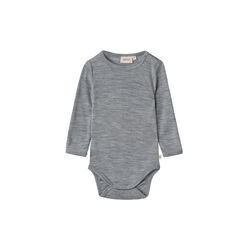 Wool Body L/S Lucca, 0224 melange grey, Wheat