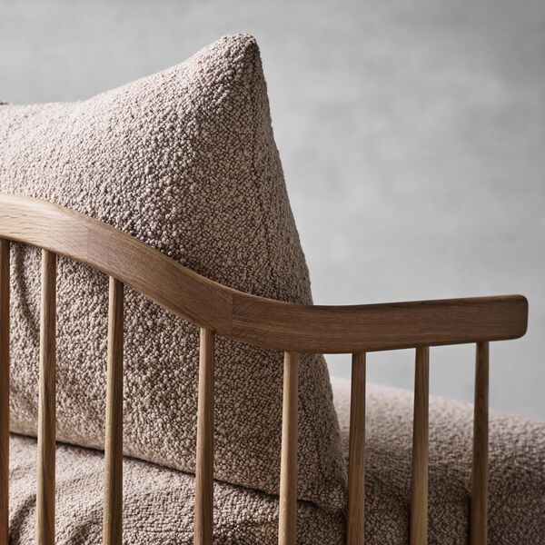 Fly SC10 Lounge Chair, Karakorum 003/oiled oak, &Tradition