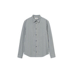 WWCarter Shirt, vintage blue stripe, Wood Wood