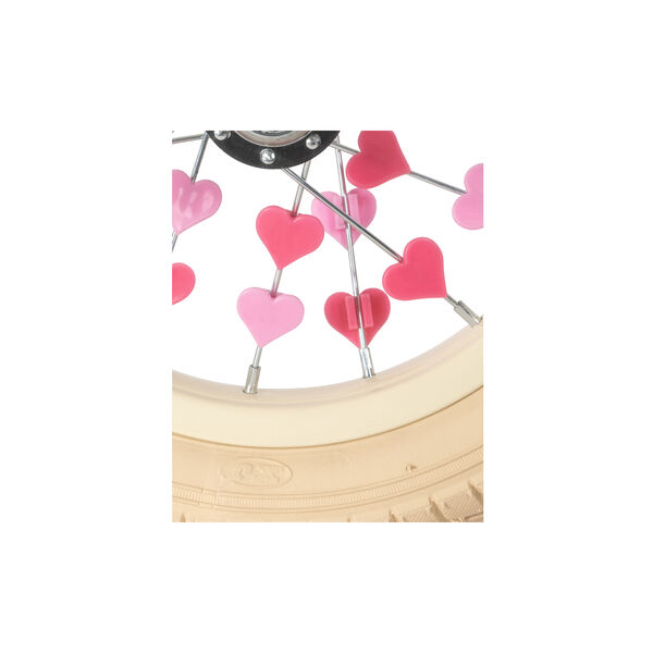 Bicycle Streamers and Beads, pink glitter, Konges Sløjd