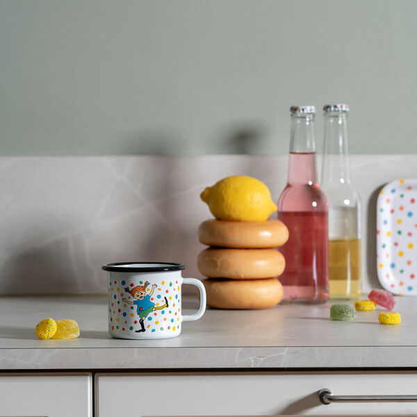 Pippi emaljmugg, multicolour, Muurla