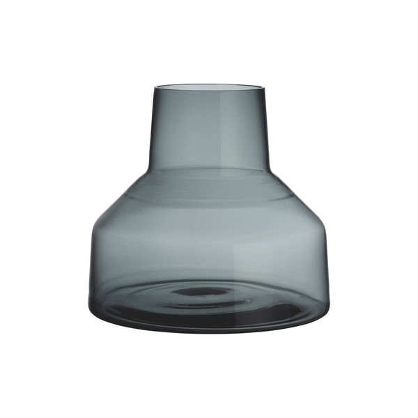 Solare kort vas, steel grey, Iittala