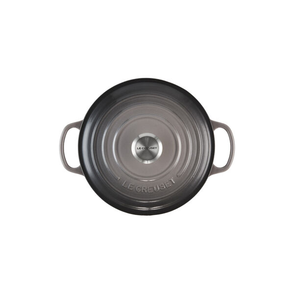 Signature gjutj&auml;rn rund gryta &Oslash; 20 cm, flint, Le Creuset