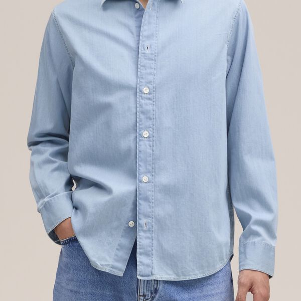 Colby Shirt 5765, bleach indigo, NN.07