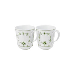 Green Fluted Plain Cup 2 pcs, Royal Copenhagen