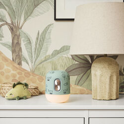 Glowie Bluetooth speaker and lamp, dusty green, Kreafunk