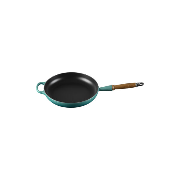 Signature gjutj&auml;rn stekpanna med tr&auml;handtag &Oslash; 28 cm, bleu riviera, Le Creuset