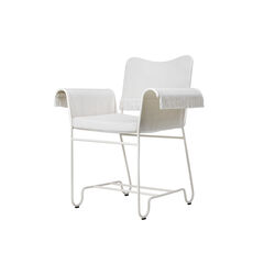 Tropique Dining Chair with Fringes, white/classic white, GUBI