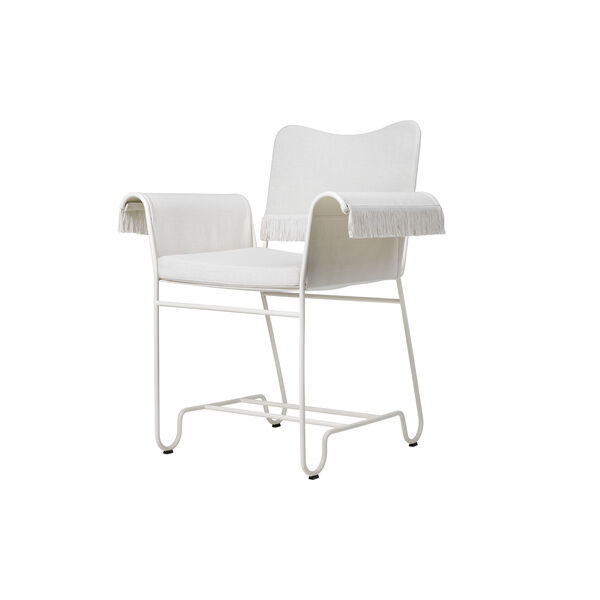 Tropique Dining Chair with Fringes, white/classic white Tropique Dining Chair with Fringes, white/classic white, GUBI