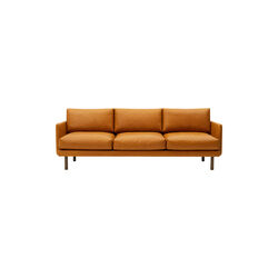 Emo 3 Seater Sofa, SemiAni Cognac/røget eg, Bruunmunch Furniture