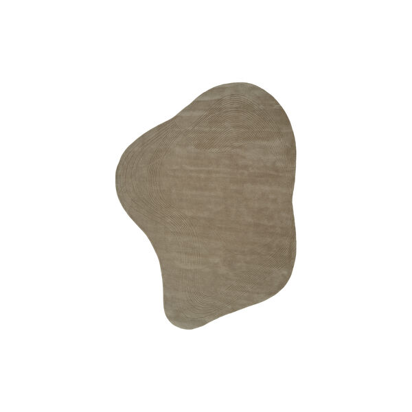 Fluid Arc Rug, earth, Linie Design