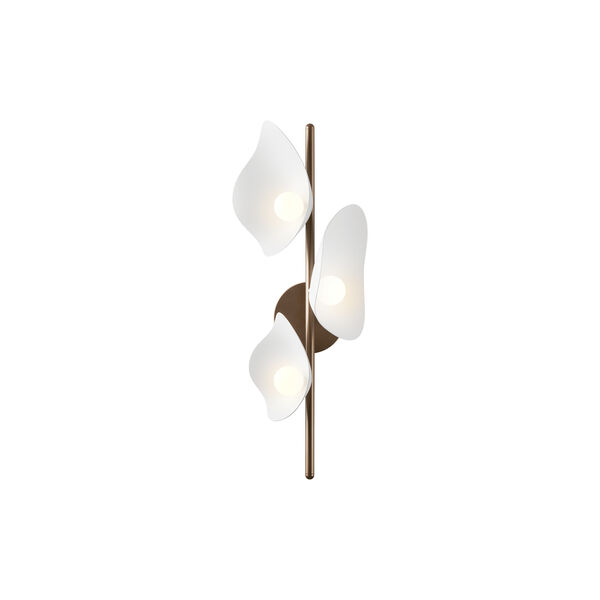 Florii 3 Wall Lamp, dark bronze, Nuura
