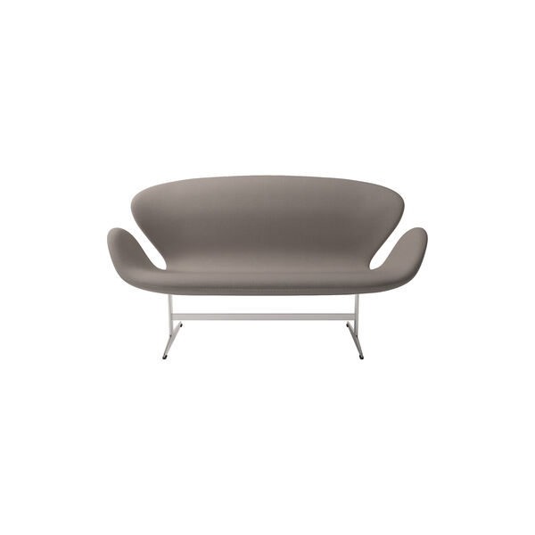 Svanen soffa™ 3321 2-sits soffa, ljusgrå, Fritz Hansen