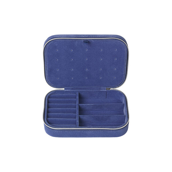 Day Q Velvet Stripe Zip Box, vintage indigo, DAY ET