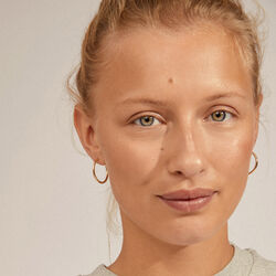 APRIL hoops small &Ouml;ronh&auml;ngen, guldpl&auml;terat, Pilgrim