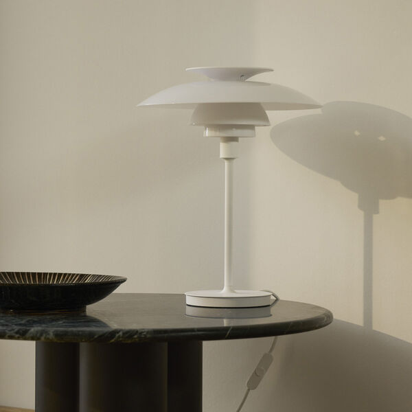 PH 80 Bordslampa, opal white/white, Louis Poulsen