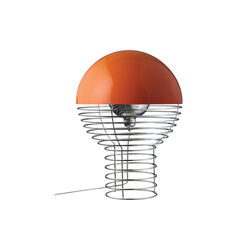 Wire Table Lamp, orange, Verpan