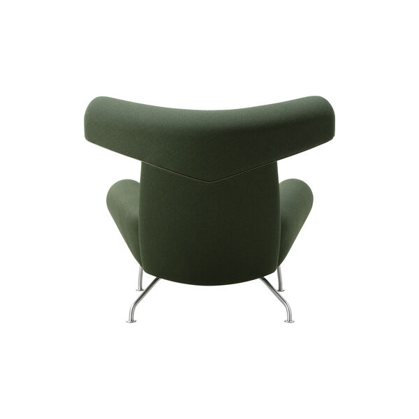 Wegner Ox Chair |  Olive Olive | F&aring;t&ouml;lj + Ottoman, Fredericia Furniture