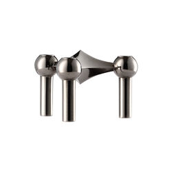 STOFF Nagel ljusstake, svart krom, STOFF Nagel
