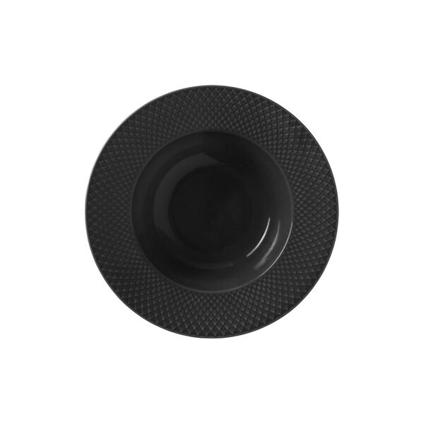 Rhombe Earth Djup tallrik Ø 24.5 cm, slate, Lyngby Porcelæn