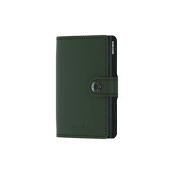 Miniwallet, matte green/black, Secrid