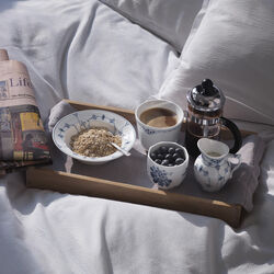 Blue Fluted Plain djup tallrik, Ø 17 cm, Royal Copenhagen