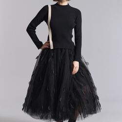 Feathers in the air kjol, feathers in the air, BITTE KAI RAND