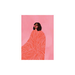 The Woman with the Swirls, Poster & Frame