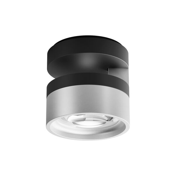 BLADE C1 SLIM taklampa, matt black/satin silver, LIGHT-POINT