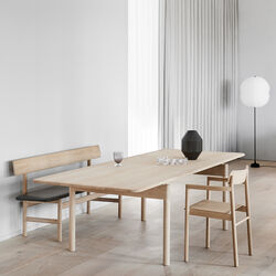 Post Table 225 cm, tv&aring;lbehandlad ek, Fredericia Furniture