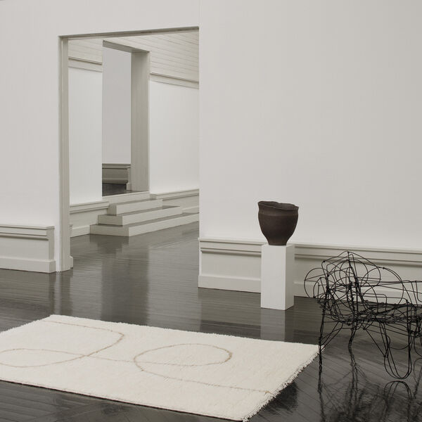 Astral Spiral golvmatta, camel, Linie Design