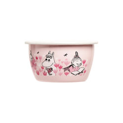 Girls Enamel Bowl, pink, Muurla