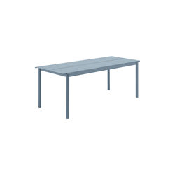 Linear Steel Table, pale blue, Muuto