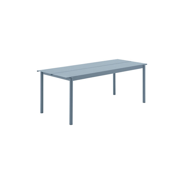 Linear Steel Table, pale blue, Muuto