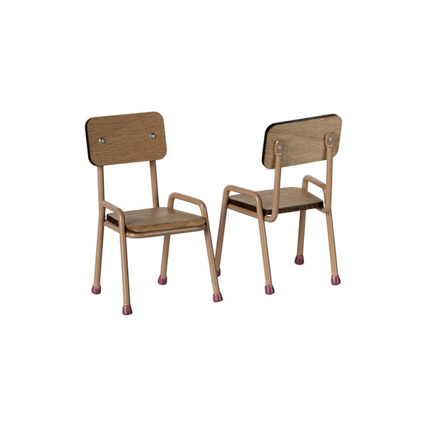 Bord och stolar set till mus, dark powder, Maileg