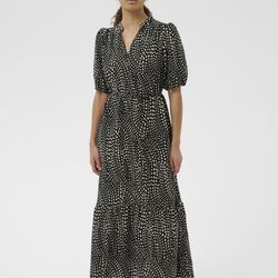 LibertyIW Dress, black faded dot, InWear