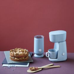 FOODIE single cup kaffebryggare, light blue, RIG-TIG